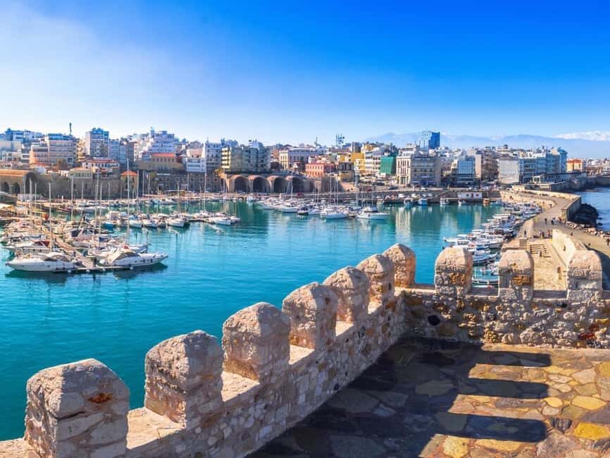 Chania: Knossos Palace - Archaeological museum! - Hotel pick-up and the A/C ride toward Heraklion