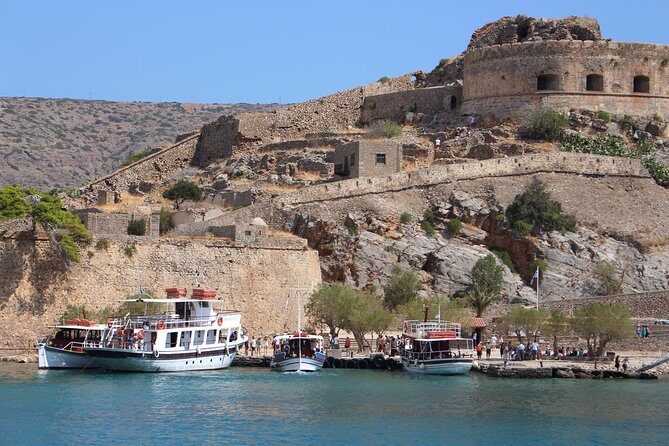 Crete Elounda and Spinalonga Island Cruise Day Trip - Agios Nikolaos harbor and the bottomless lake stop