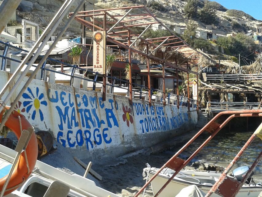 Crete: Matala Beach and Hippie caves, Red beach - Price and value: what 41 dollars buys (and what it doesn’t)