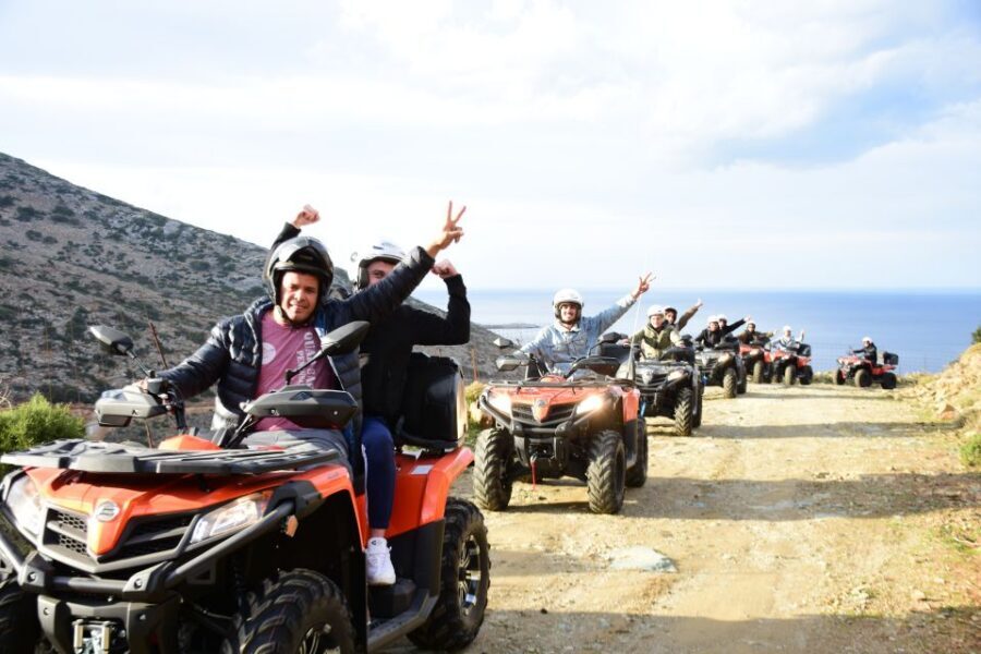 Crete: Sunset or Morning Quad with Local Products Tasting - Meeting point at the Peninsula Resort: how to find your guide fast