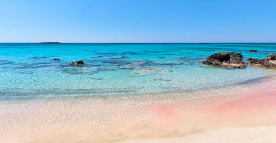 From Heraklion: Elafonisi Beach Day Tour with Pickup - Elafonisi’s pink sand and the walk to the small island