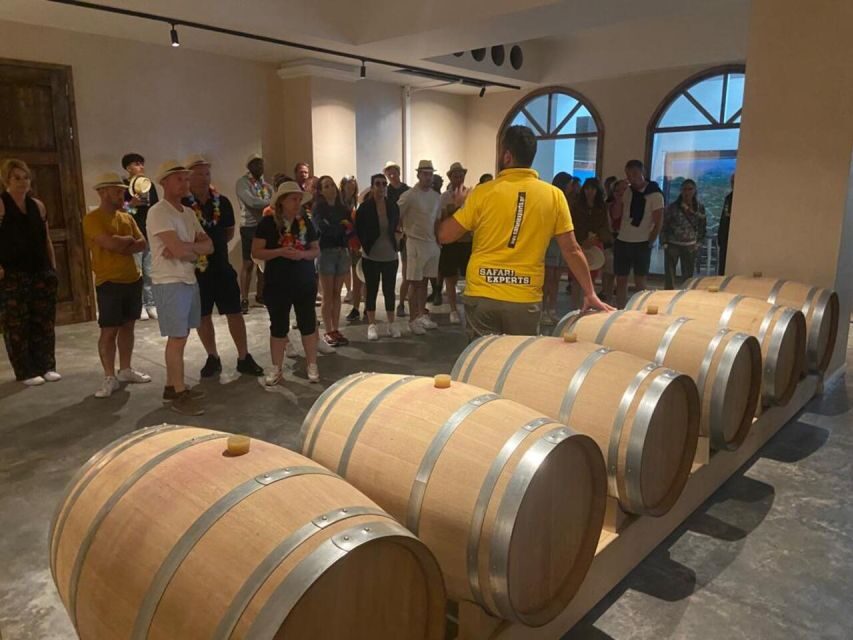 From Heraklion: Matala Beach - Caves & winery Full Day tour - Lunch in a local taverna with local wine