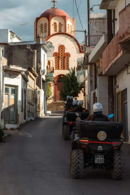 From Heraklion: Quad Safari Wild Crete Evening Tour - Dia Island viewpoint: the quick photo stop with myth and nature