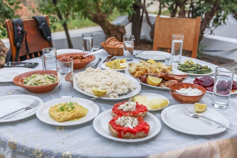Heraklion City: Greek Food Tasting Walking Tour - Olives, Cheese, and Cured Meats in the Herb-Spiced Tavern