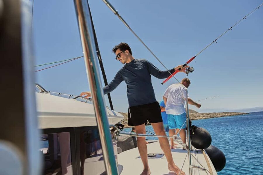Heraklion: Dia Catamaran Tour - Lunch, Open Bar & Snorkeling - Practical tips so your day on the water goes smoothly