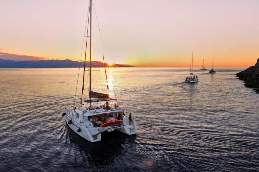 Heraklion: Dia Island Catamaran Cruise with Dinner and Wine - Heraklion to Dia Island: the 5-hour flow that feels unhurried