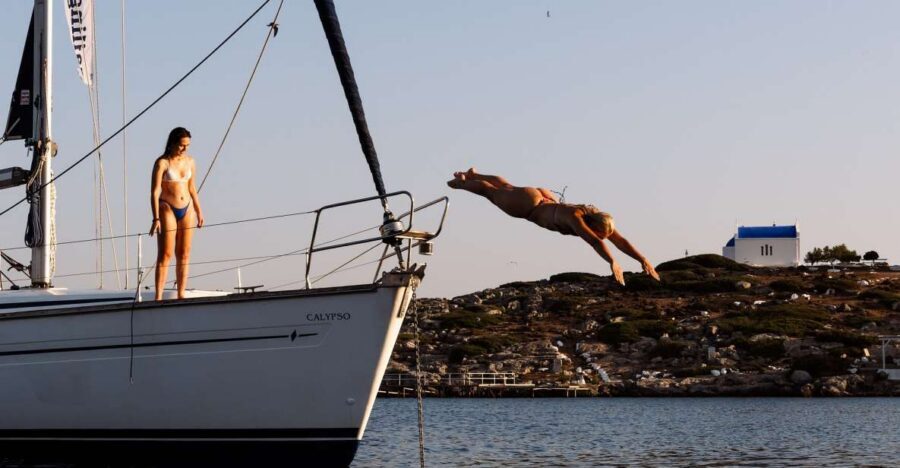 Heraklion: Dia Island Sailing Cruise with Snorkeling - Dia Island Main Stop: Swim, Snorkel, Paddleboard, Eat, Repeat