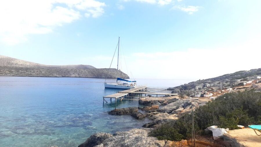 Heraklion: Dia Island Sunset Boat Tour with Dinner - Dia Island at Saint George Bay: Swim, Snorkel, Fish, SUP