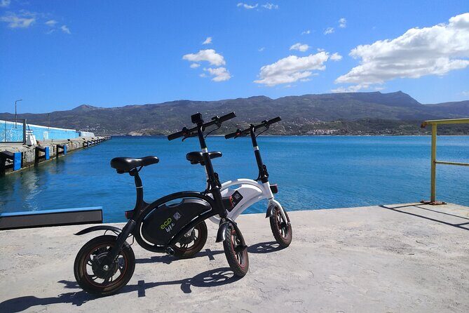 Heraklion: Ebike City tour - Food tasting & Wine tasting - Venetian Walls and Nikos Kazantzakis: a viewpoint that changes the city
