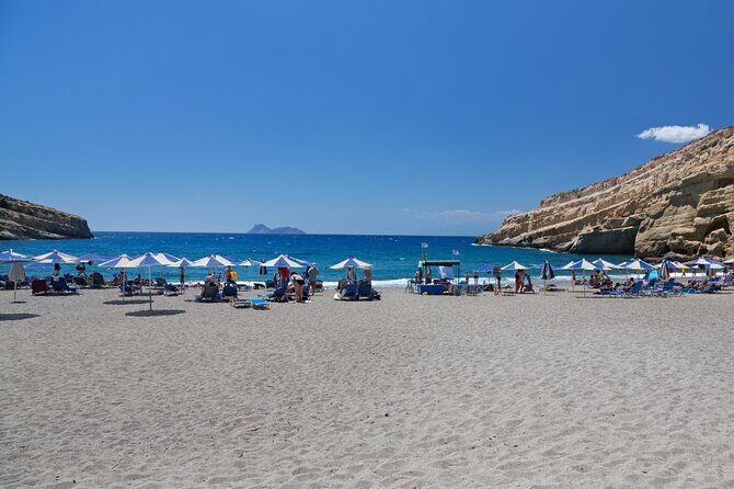 Heraklion: Matala Beach, Hippie Caves & Odigitria Monastery - Timing and Comfort: How the 8–9 Hours Keep Moving