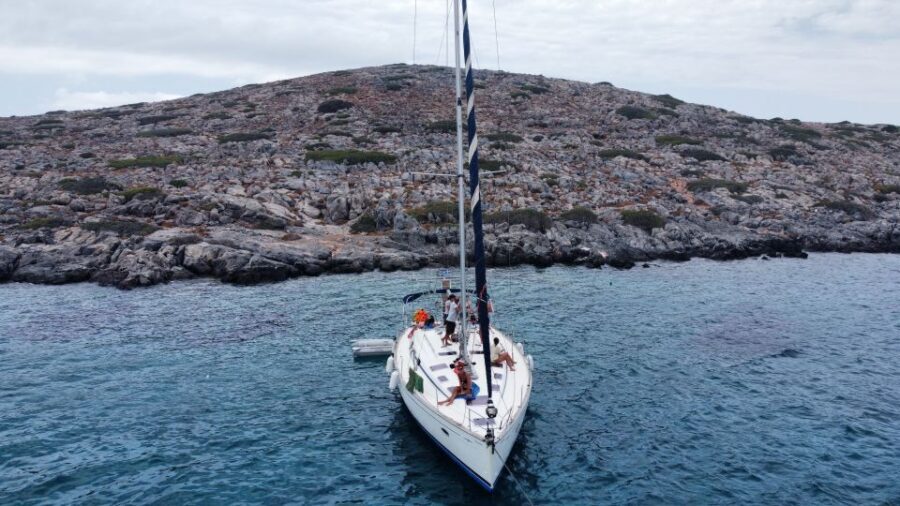 Heraklion: Nature Reserve Dia Island Full-Day Cruise & Lunch - Return sailing and possible dolphin sightings