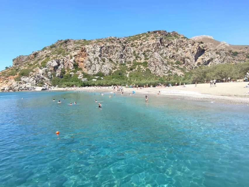 Heraklion: Preveli By Boat, Damnoni & Kourtaliotiko Springs - Preveli Palm Beach: How to Spend Your Time (Without Rushing)