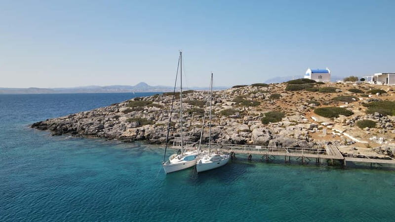 Heraklion: Sailing Trip to Dia Island with Lunch & Swimming - Meeting at Old Anchor: fast start, easy finding