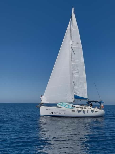 Heraklion: Sailing Trip to Dia Island with Lunch & Swimming - Dia Island at Saint George Bay: swimming, snorkeling, SUP, and fishing