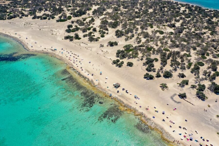 Heraklion:Cruise to Chrissi island natural park with pick up - Ferry and sailing: meeting the Libyan Sea
