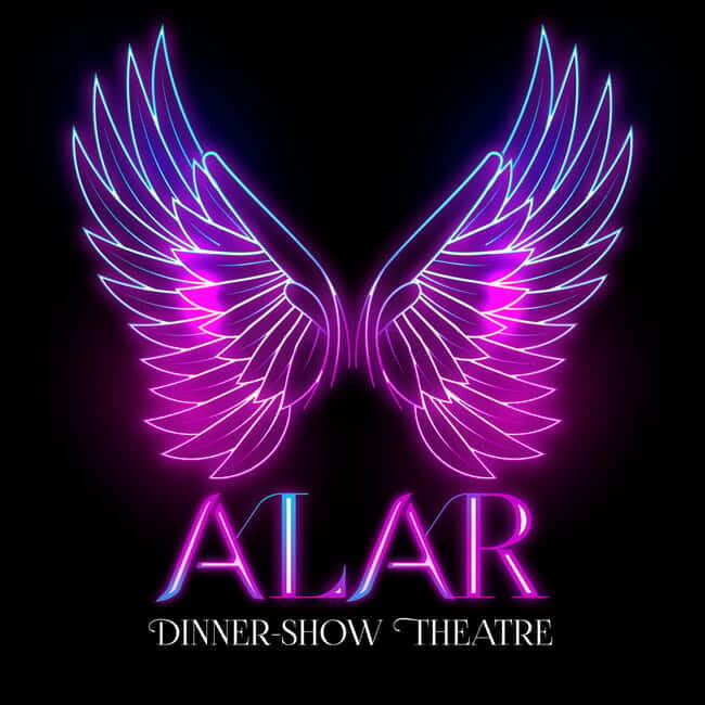 Hersonissos: Alar Spectacular Dinner Show - The Show: Aerialists, Singers, Comedy, and a Technicolor Stage