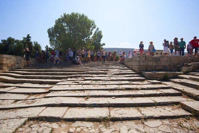 Knossos Palace and Lassithi Plateau - Kera Kardiotissa Monastery: panoramic views down to Apostolemi dam