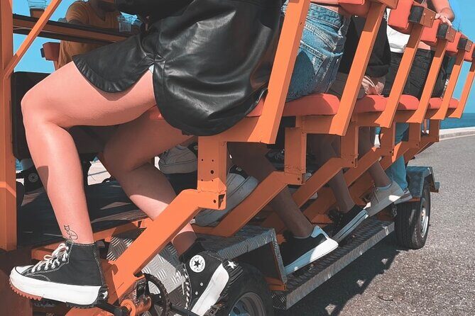 Malia: Party Bike 1 hour Experience & Unlimited Drinks - A one-hour Party Bike in Malia that feels like your night starter