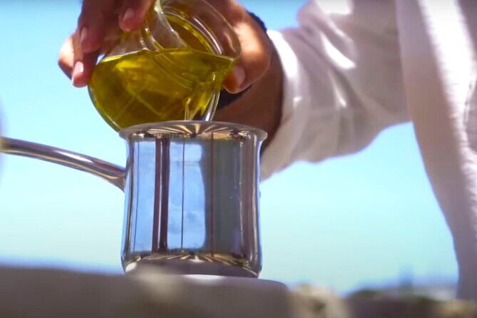 Olive Oil Cosmetic Factory- Spinalonga - Elounda - Agios Nikolaos - Voulisma Beach swim and a coastal lunch choice