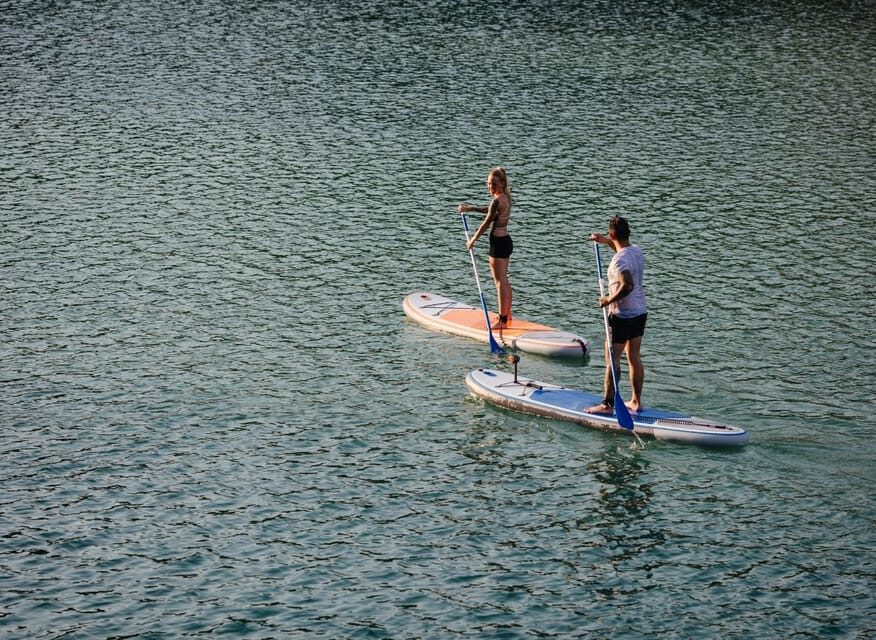 SUP Safari - Catamaran Cruise Dia Island & Gourmet Delights! - Dia Island snorkeling: protected waters and what to expect